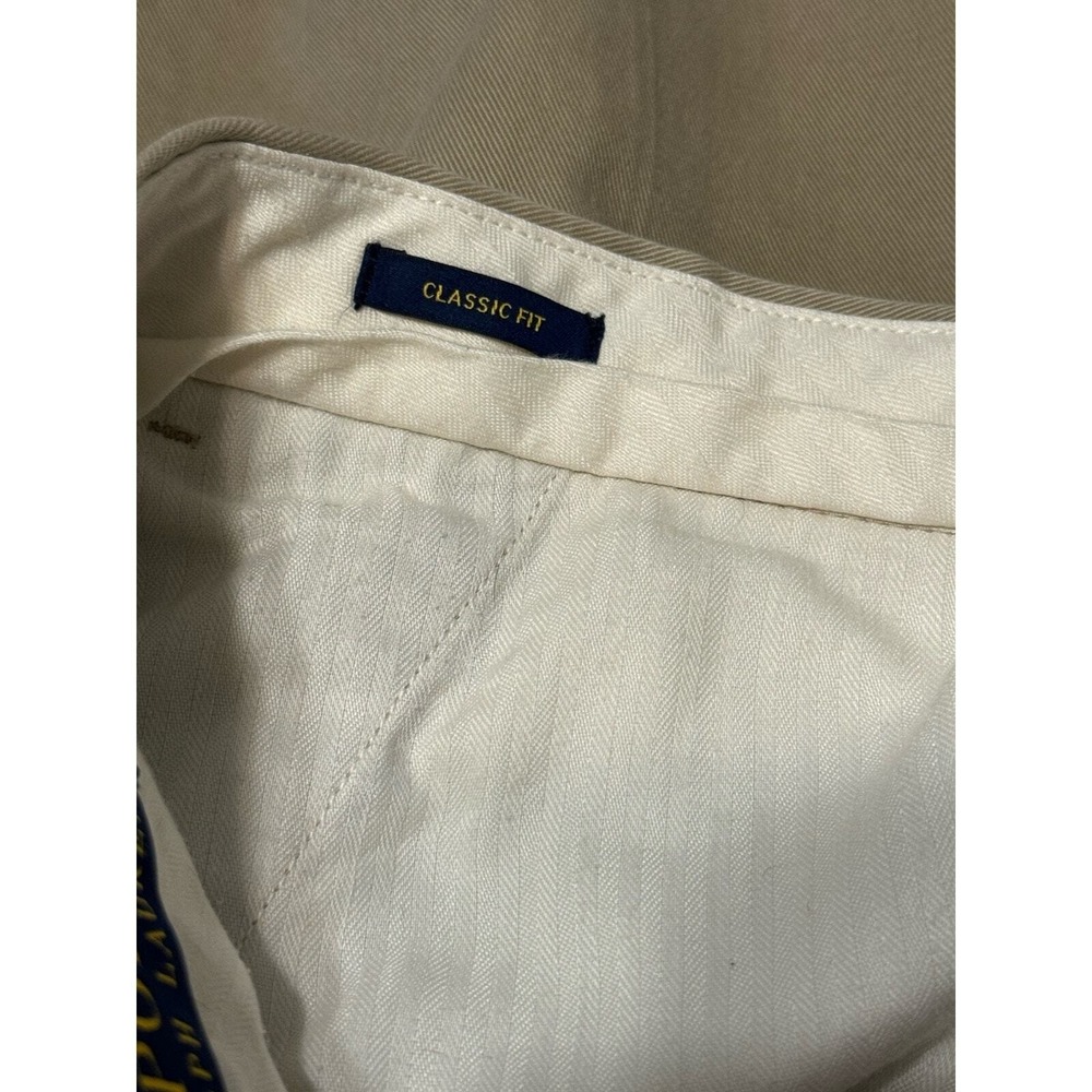 Polo Ralph Lauren Mens Khaki Pants‎ Chinos Casual Cotton Blend Trousers - Picture 7 of 9
